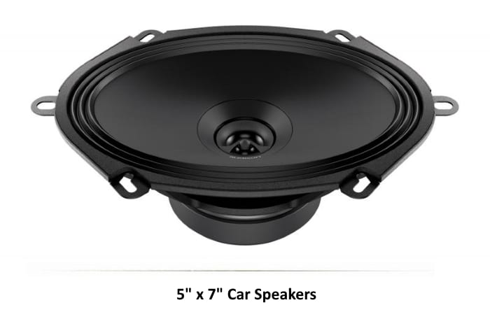 5×7” sizes speakers
