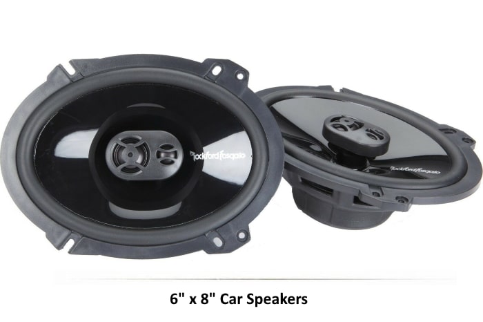 6x8” sizes speakers